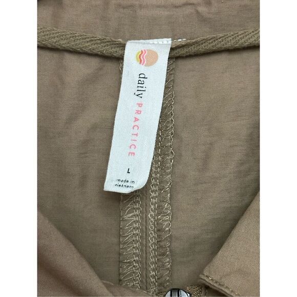 Daily Practice by Anthropologie Short-Sleeve Utility Jumpsuit  Size: L - Picture 2 of 9